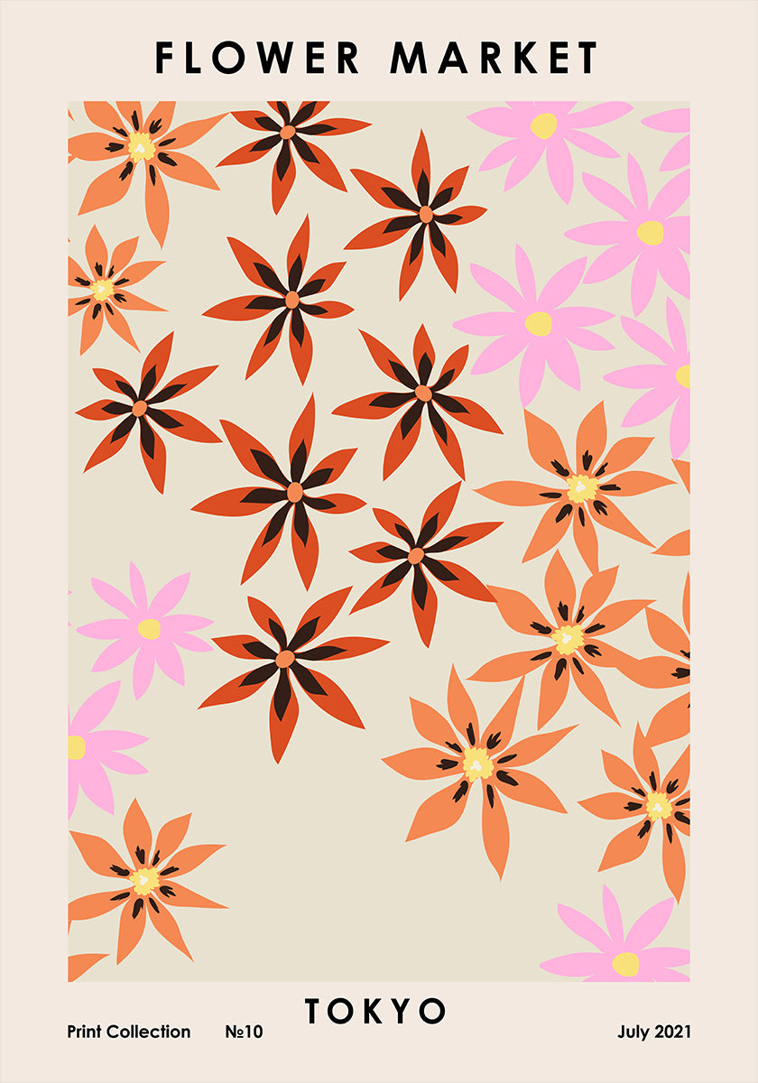 Flower Market Tokion juliste