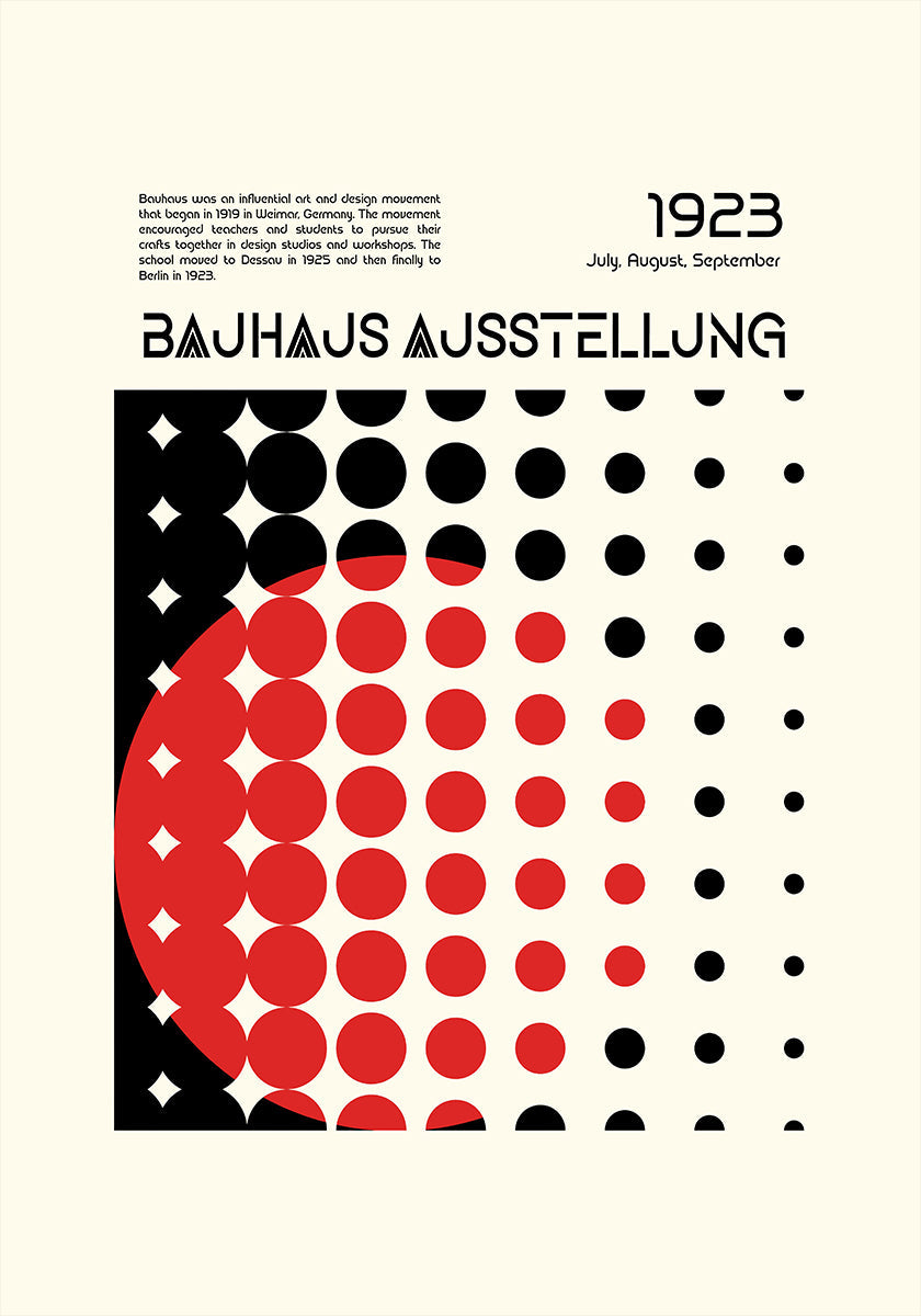 Bauhaus Ausstellung -juliste