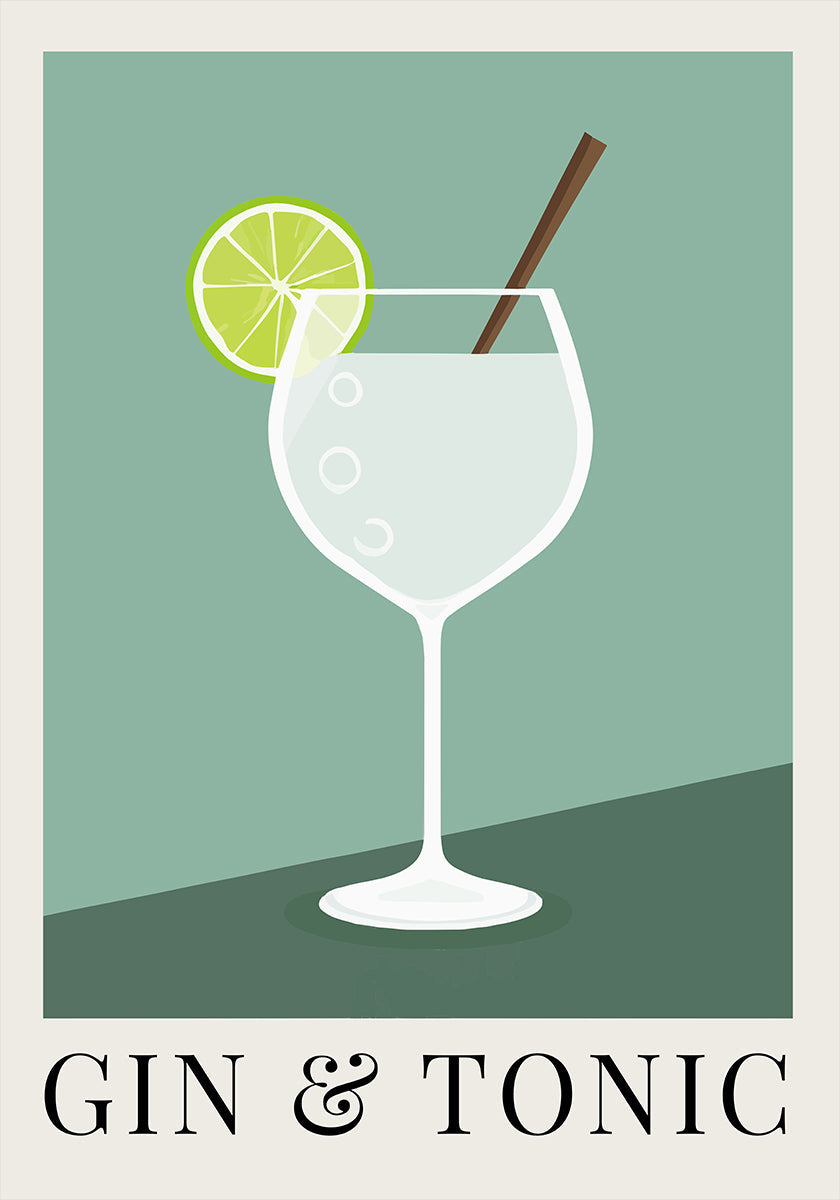 Gin & Tonic -juliste