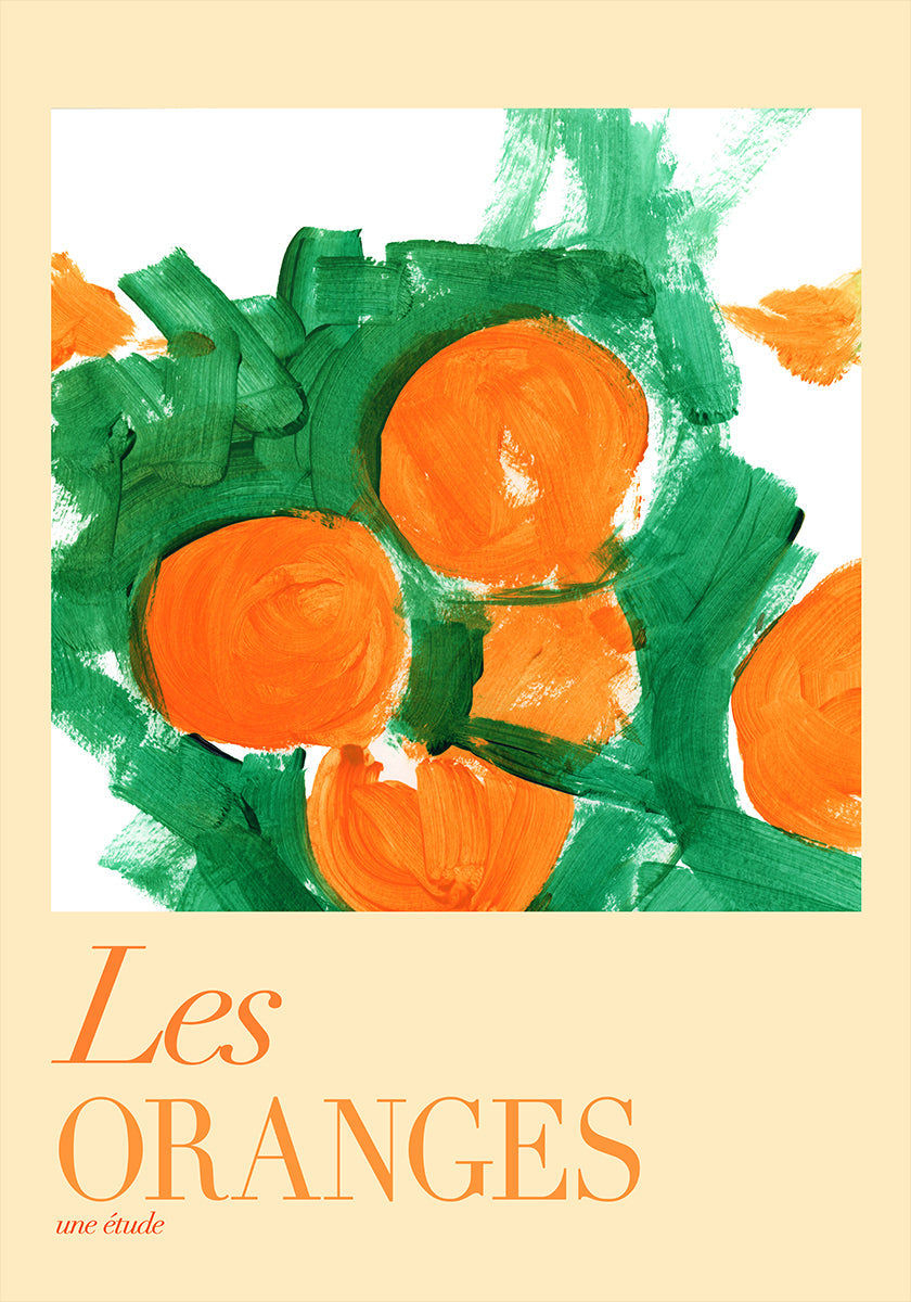 Les Oranges Une Étude 1 juliste