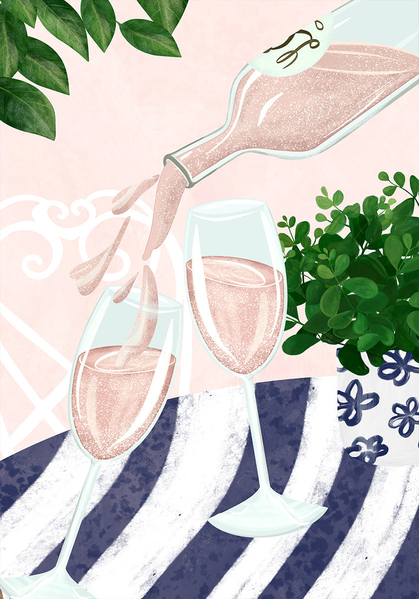 Kiiltävä rosé
