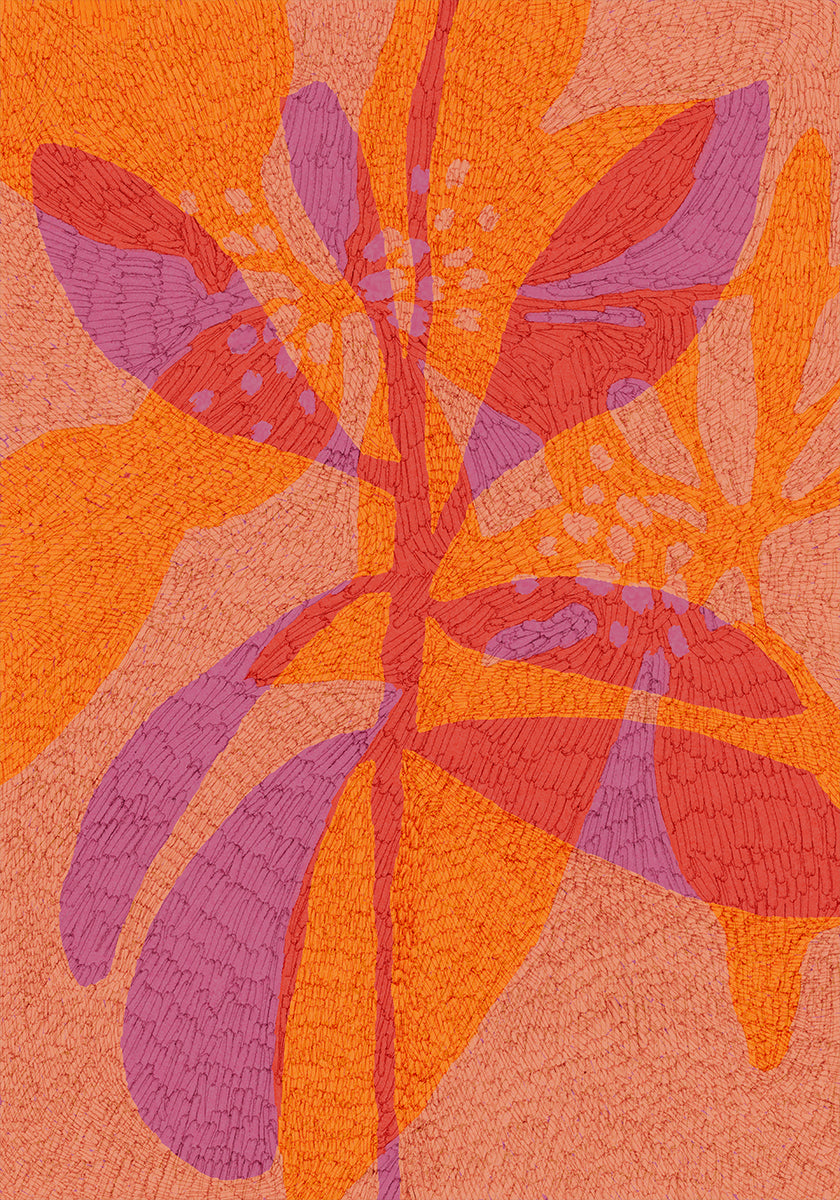 Terälehtiä Vibrance -juliste