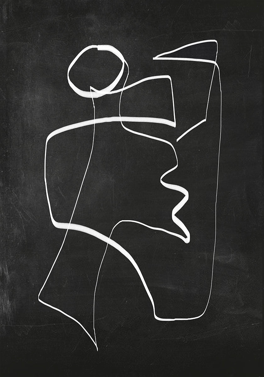 Abstract Line Art 6 2 -juliste