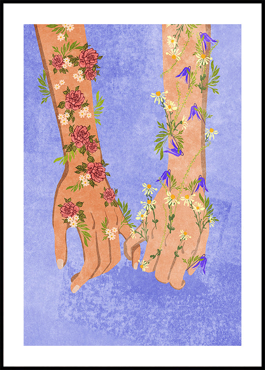 Kädestä pitäen juliste