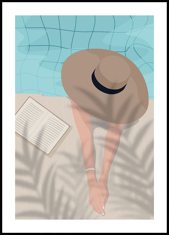 Nauti hetkestä 2, Summer Poolside kirja- ja hattujulisteella