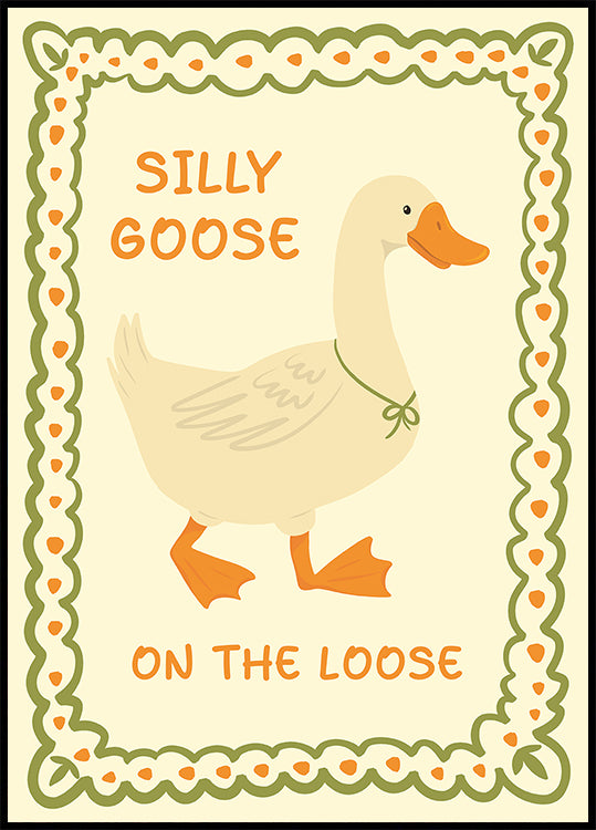 Silly Goose on the Loose -kuvitusjuliste