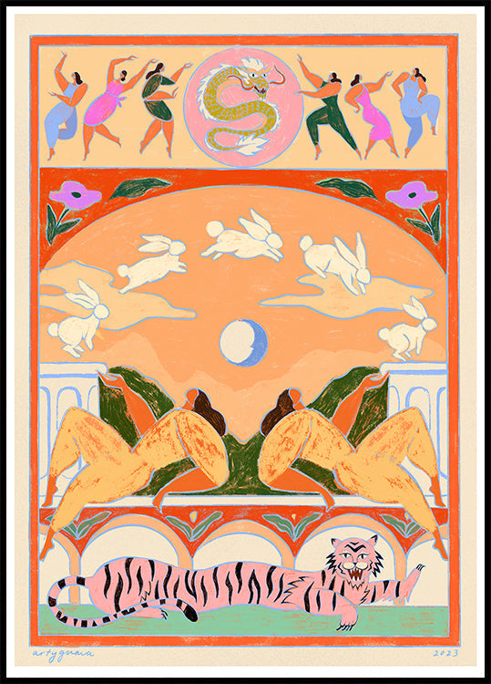 Kani hyppää kuun yli -juliste