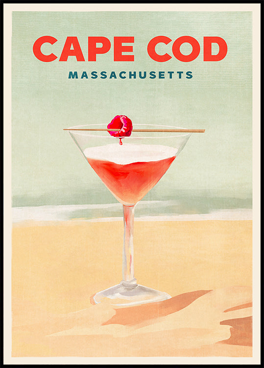 Cape Cod Cocktail Tall -juliste
