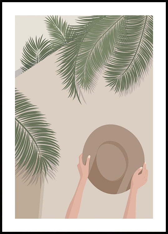 Nauti hetkestä 1, Tropical Palms ja Summer Hat -juliste