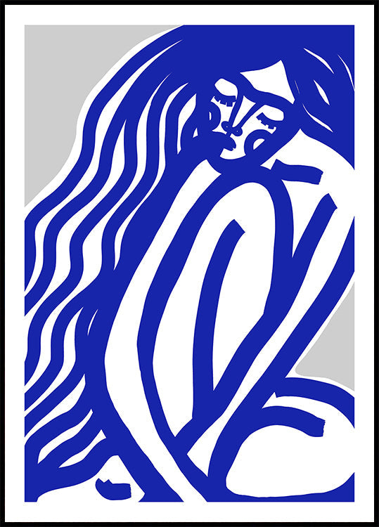 Blue Contours -juliste