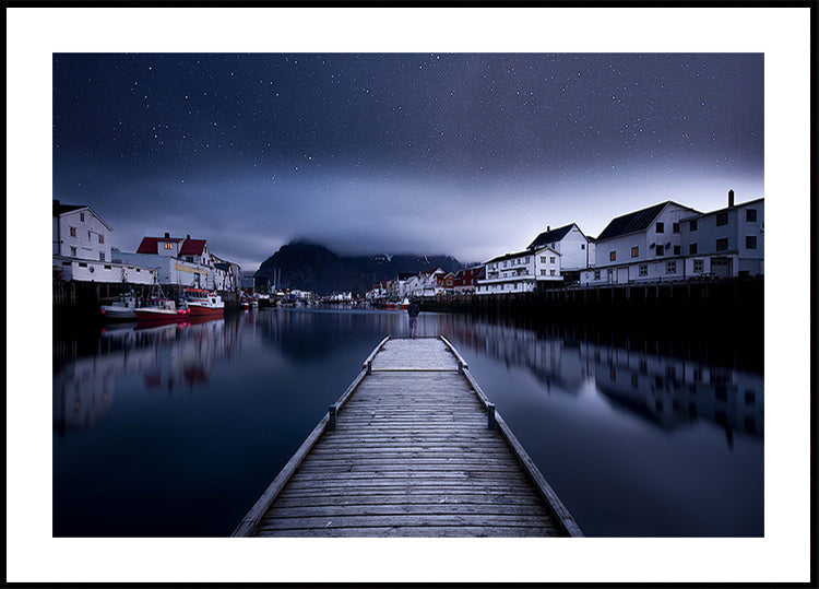 Kun yö tulee putoamaan taivaalta -juliste