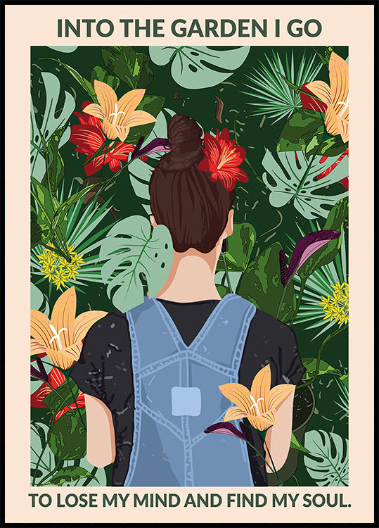 Into the Garden Standard Wall Art -juliste