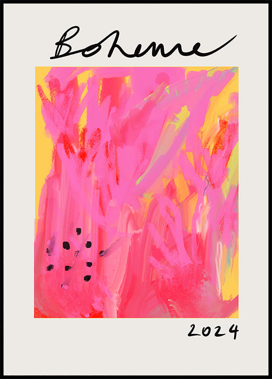 Bohemeyellow Ratioiso -juliste