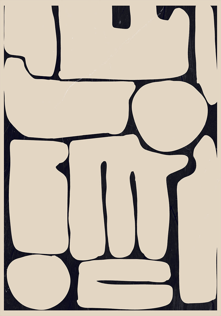 Moderni abstrakti minimaaliset muodot 161 juliste