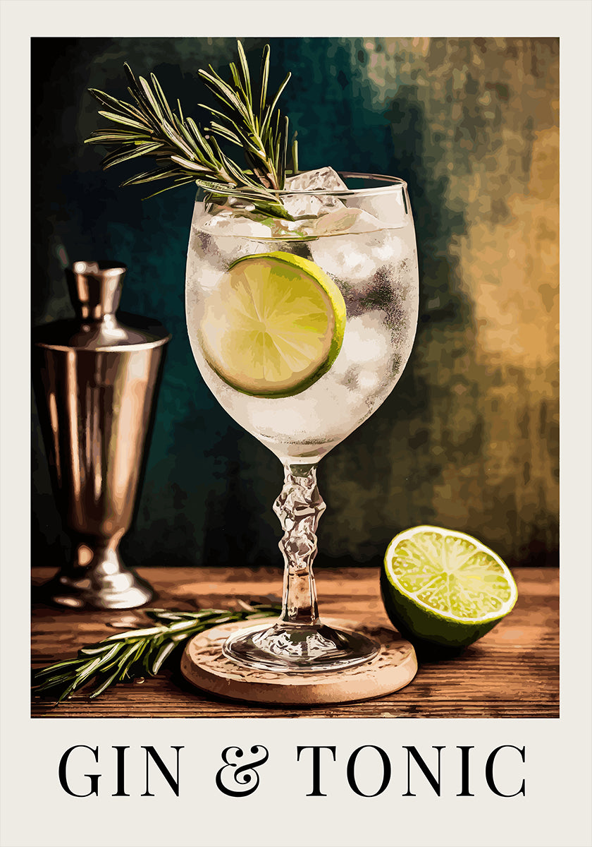 Gin & Tonic -juliste