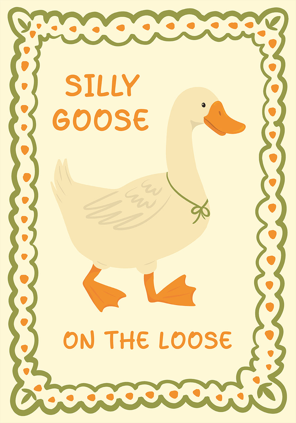 Silly Goose on the Loose -kuvitusjuliste