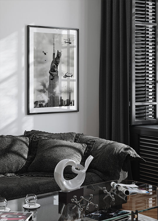 Kissa päällä Juliste