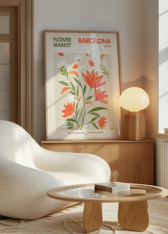 Barcelona Blooms -juliste