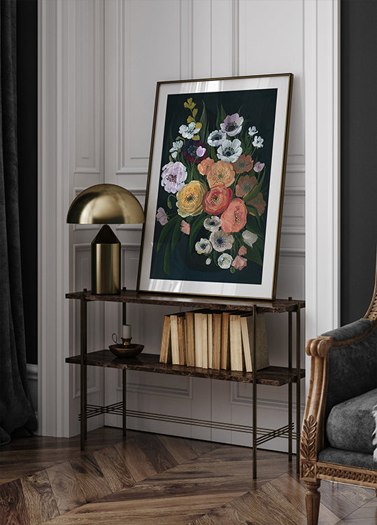 Leocadia tunnelmallinen kimppu Juliste