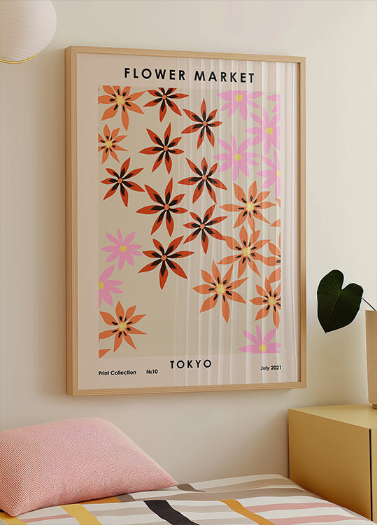 Flower Market Tokion juliste