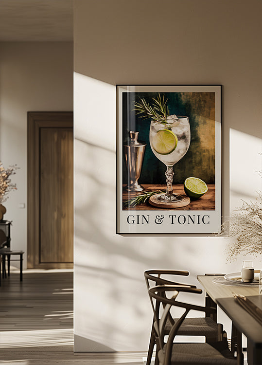 Gin & Tonic -juliste