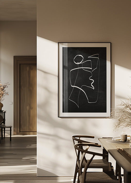 Abstract Line Art 6 2 -juliste