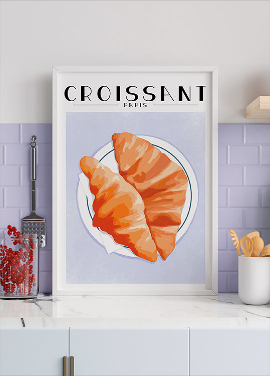 Croissant - Pariisin juliste
