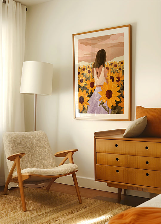 Auringonkukka-iltojen juliste