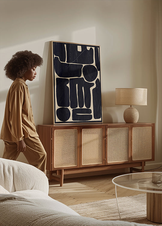 Moderni abstrakti minimaaliset muodot 162 juliste