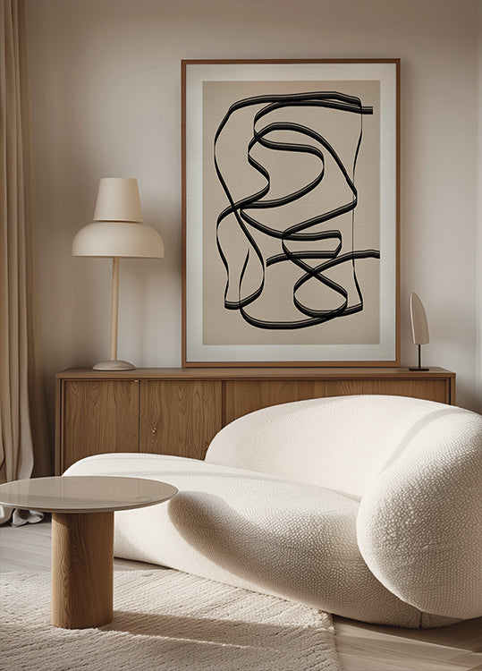 Virtaavat linjat sokkelo