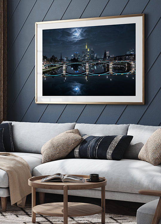 Frankfurt täysikuussa