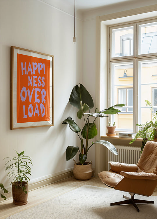 Happiness overload Juliste