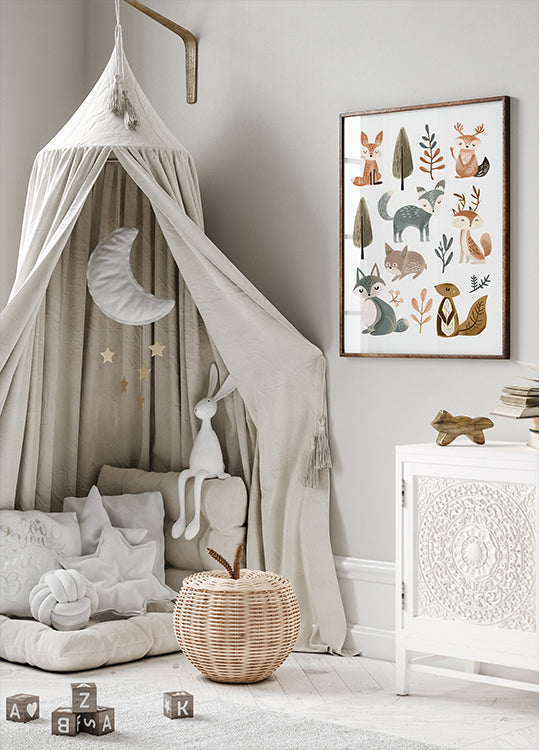 Söpöjä eläimiä nro 1 -juliste