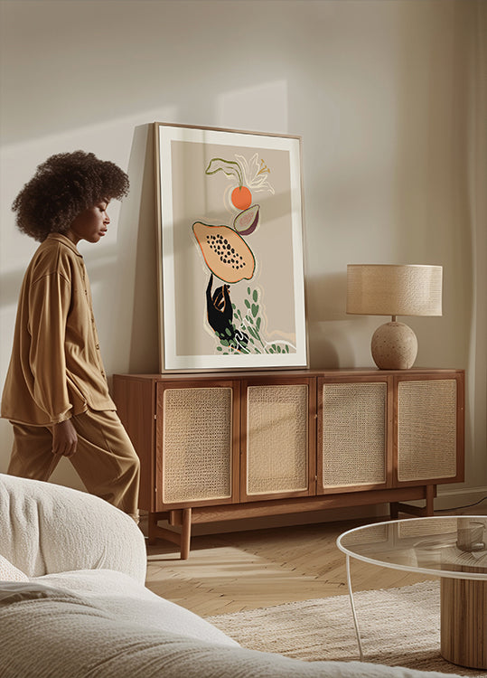 Balancing Fruits -juliste