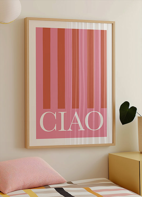 Ciao Stripes -juliste