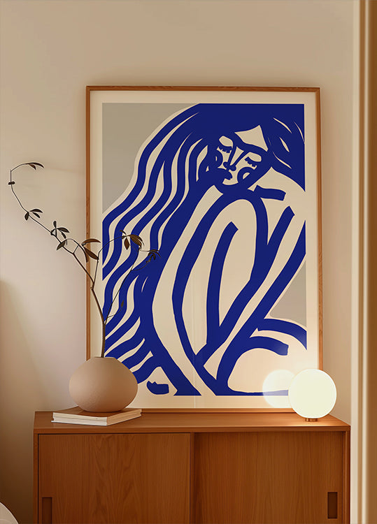 Blue Contours -juliste