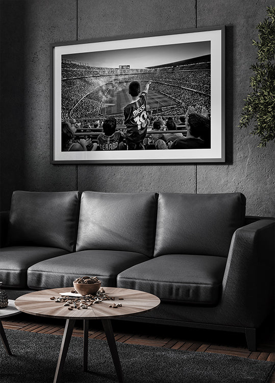 Jalkapallon katedraalin juliste