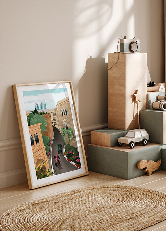 Baku Azerbaidžan juliste