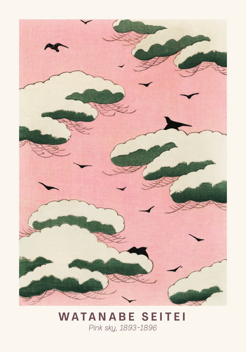 Pink Sky Japanese, Watanabe Seitei Plakat - Posterbox.dk