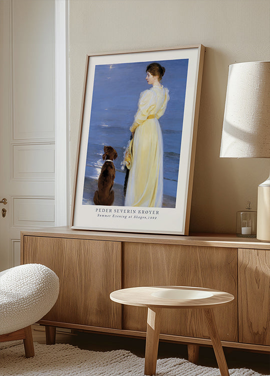 Summer Evening at Skagen, Peder Severin Krøyer Plakat - Posterbox.dk