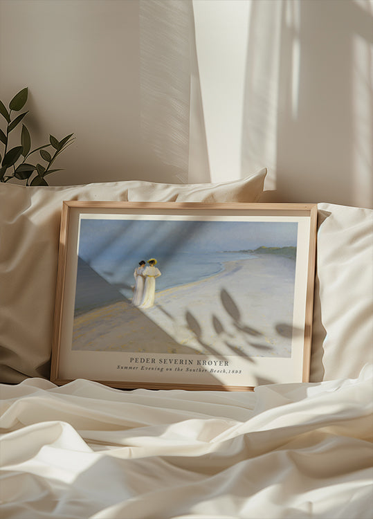 Summer Evening on the Souther Beach Plakat - Posterbox.dk