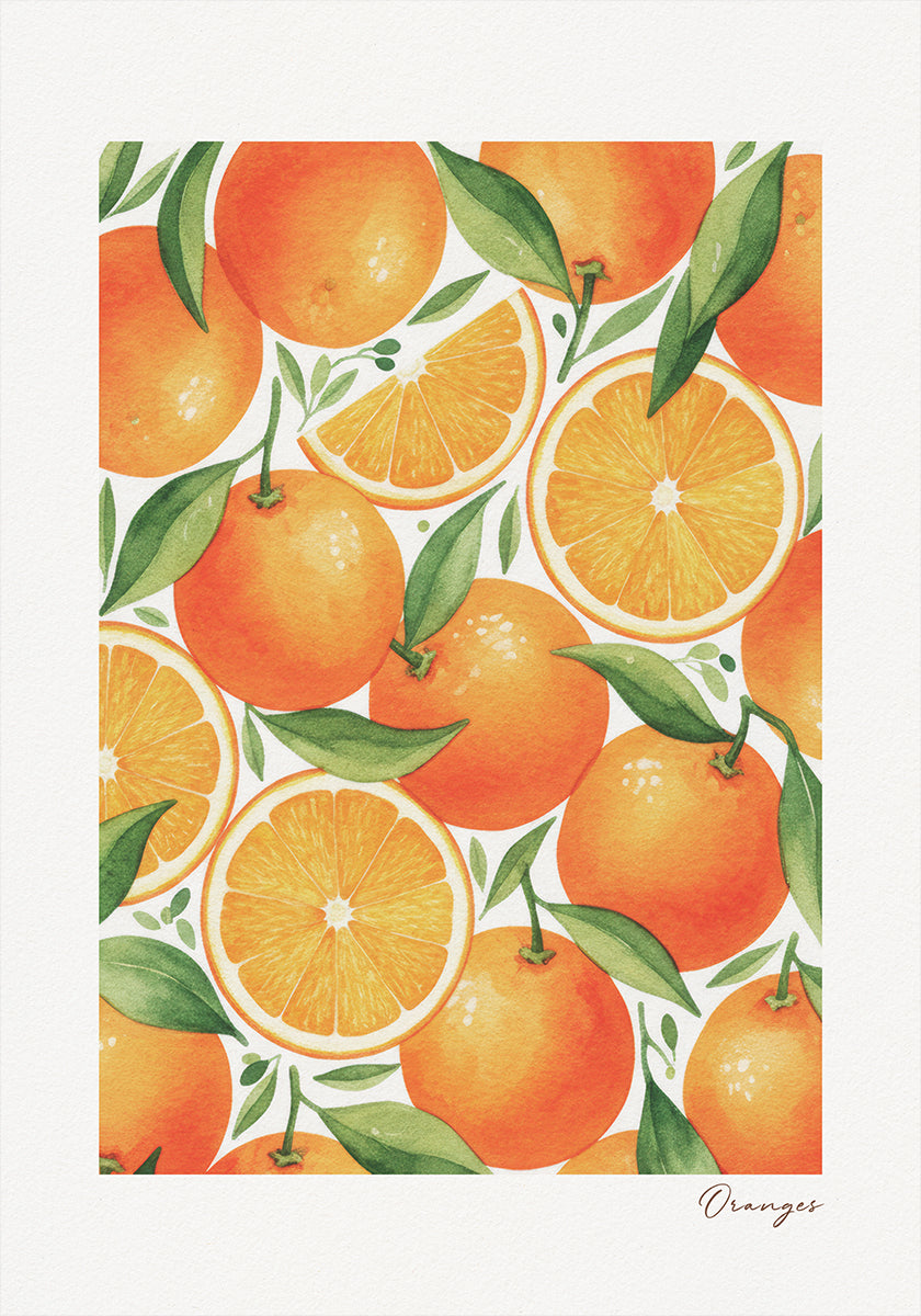 Framed Oranges (NEW) - Posterbox
