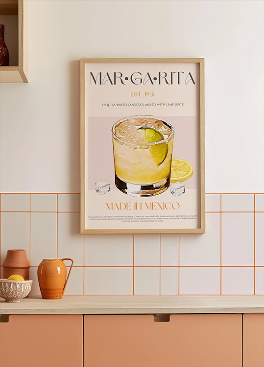 Margarita Print Cocktail (NEW) - Posterbox