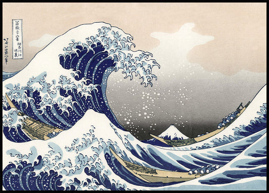 The Great Wave By Katsushika Hokusai Plakat - Posterbox.no