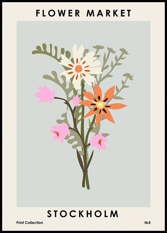 Flower Market Stockholm (NEW) - Posterbox