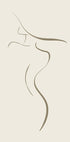 Woman Line Drawing Plakat - Posterbox.no
