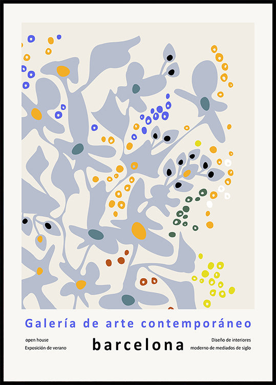 Contemporary art gallery Barcelona design and interior (NEW) - Posterbox