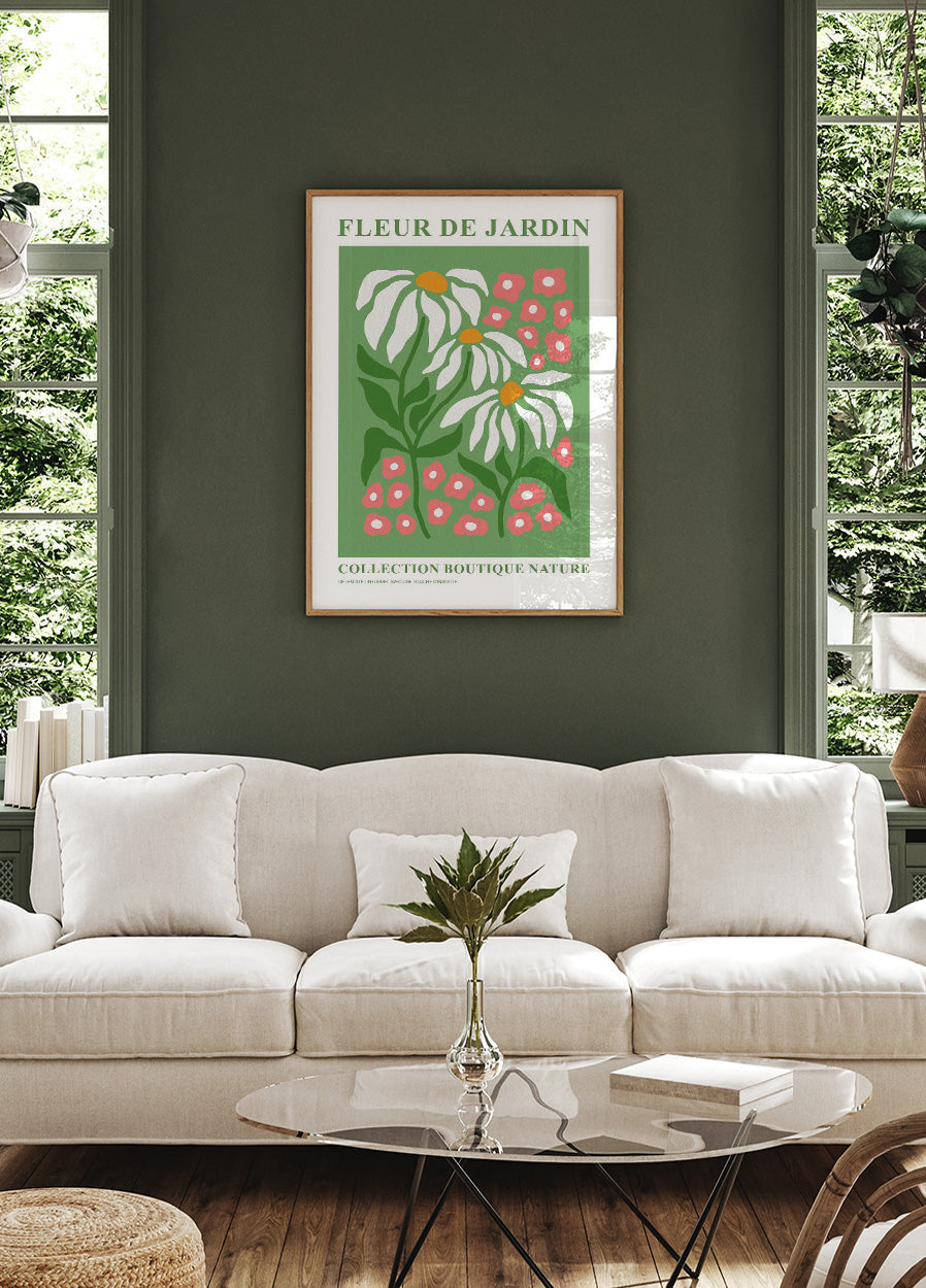 Fleur de Jardin Botanique v2 Plakat - Posterbox.no