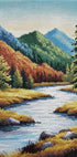 Mountain River Tapestry Poster - Posterbox