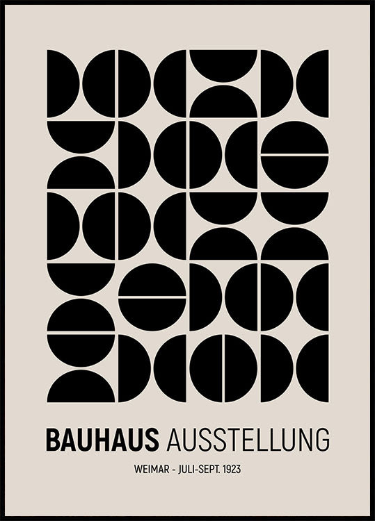 Bauhaus Ausstellung Plakat - Posterbox.no